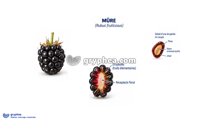 Fruit du Mûrier (ronce) - gryphea.com